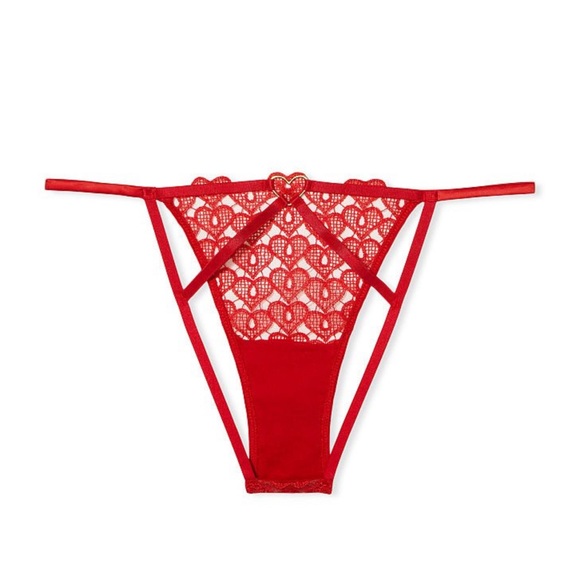 Victoria’s Secret
Sweetheart Lace Ouvert Cheeky Panty♥️
Red Lipstick
X - Picture 3 of 14